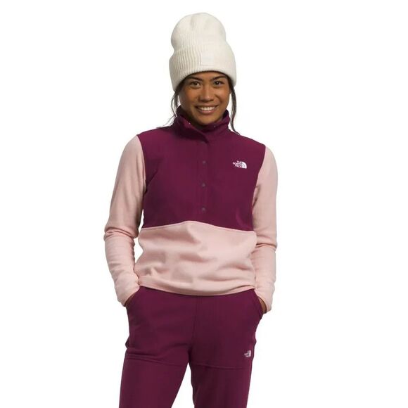 The North Face Alpine Polartec 100 NF0A84QIKIC Sweatshirt Women's Purple SGN937 - Picture 1 of 9